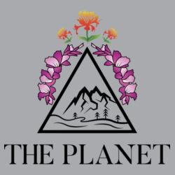 The Planet - Women's Racerback Cropped Tank Design