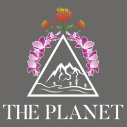 The Planet - Ladies Performance Terry Short Sleeve Hoodie - Front/Back Design